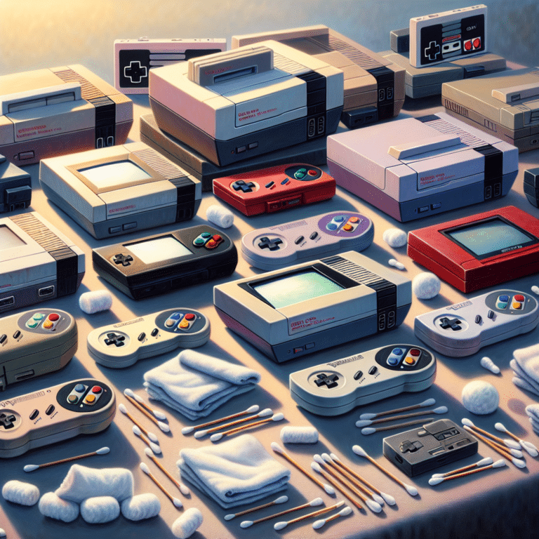 Reviving the Vibrance: Cleaning Retro Console Screens