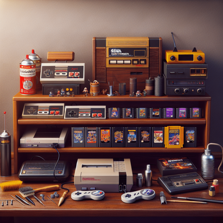 Retro Gaming Collection Maintenance