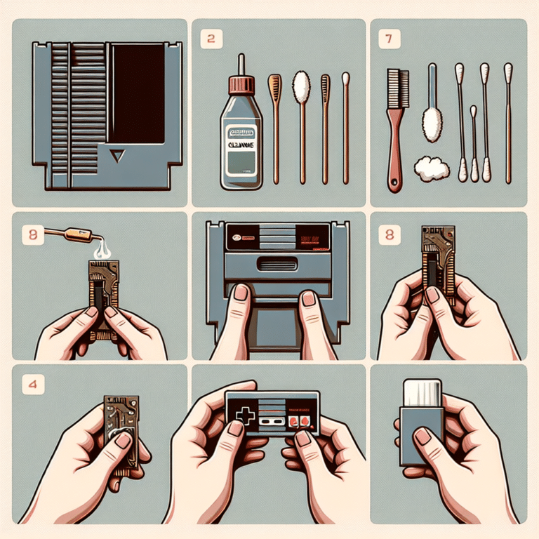 Cleaning NES Cartridges Step by Step