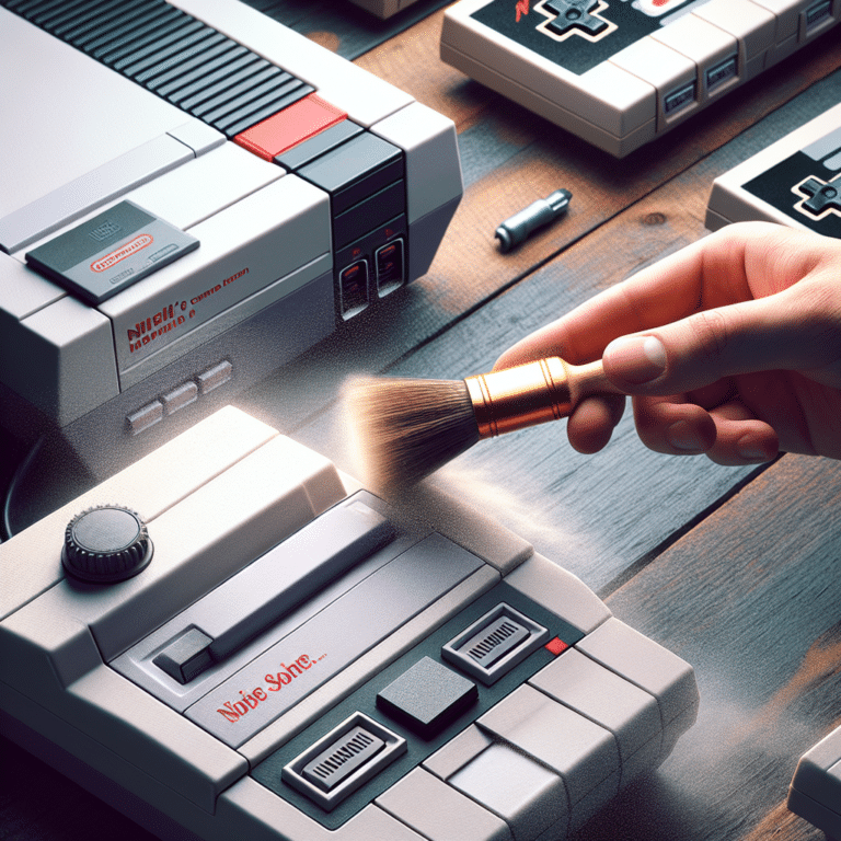 Removing Dust from your NES and SNES Console