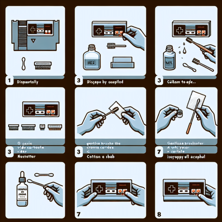 Cleaning NES Cartridges Step by Step