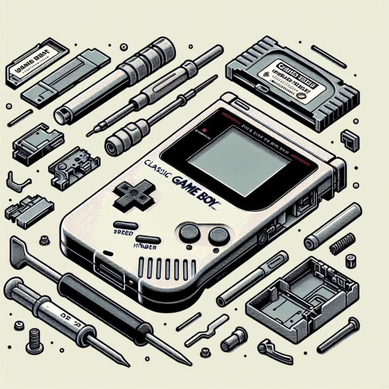 Making Your Game Boy New: Hinge and Case Repair