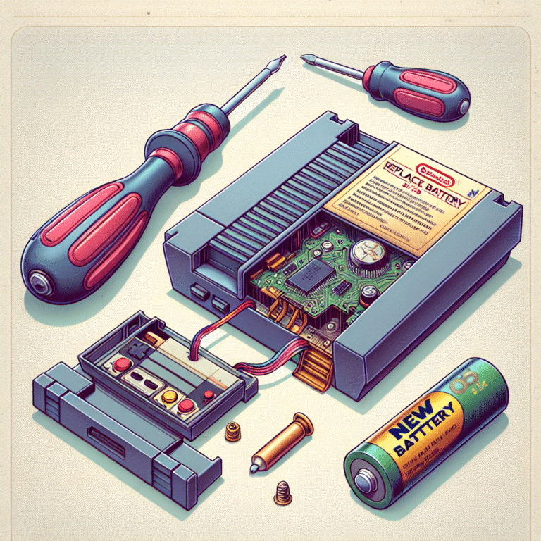 NES Game Save Battery Replacement Guide".