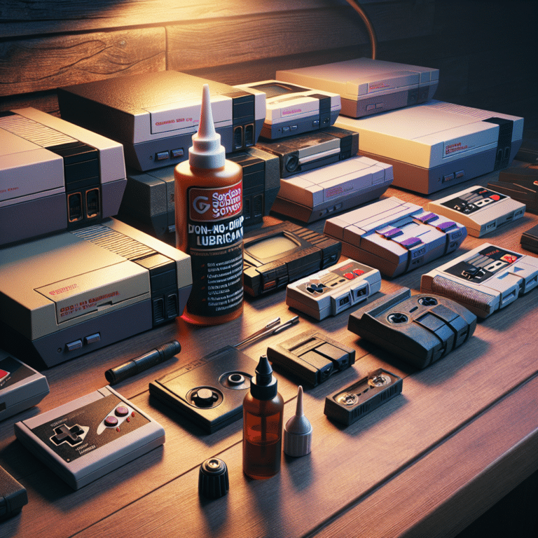 Lubricating Retro Consoles for Better Performance