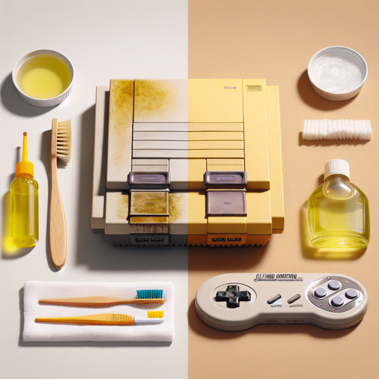 Banishing Yellow Stains: Cleaning and Restoring Retro Consoles
