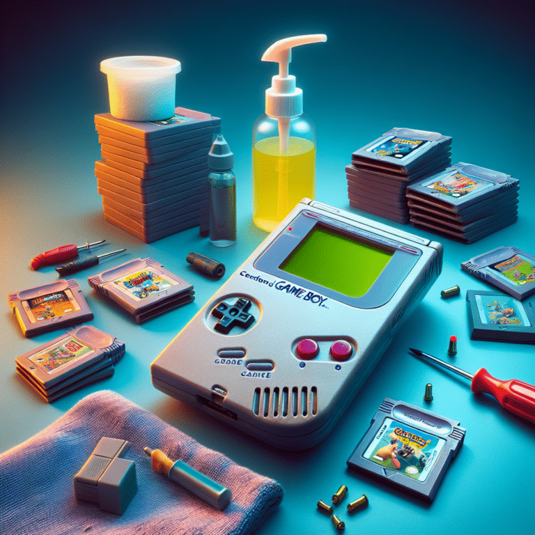 Polish and Play: Cleaning Your Retro Game Boy