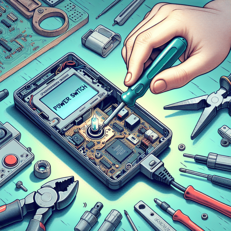 Guidelines for Game Boy Power Switch Repair