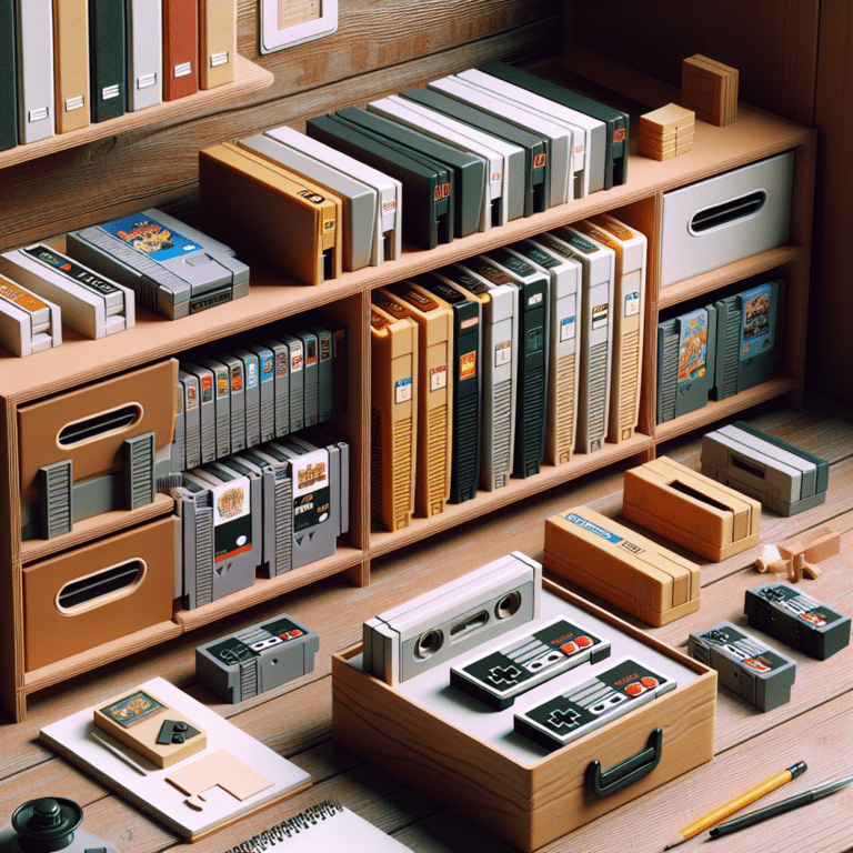 Retro Game Cartridge Storage Tips