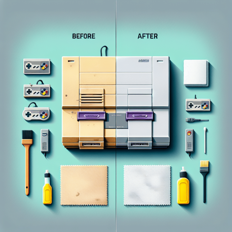 Banishing Yellow Stains: Cleaning and Restoring Retro Consoles